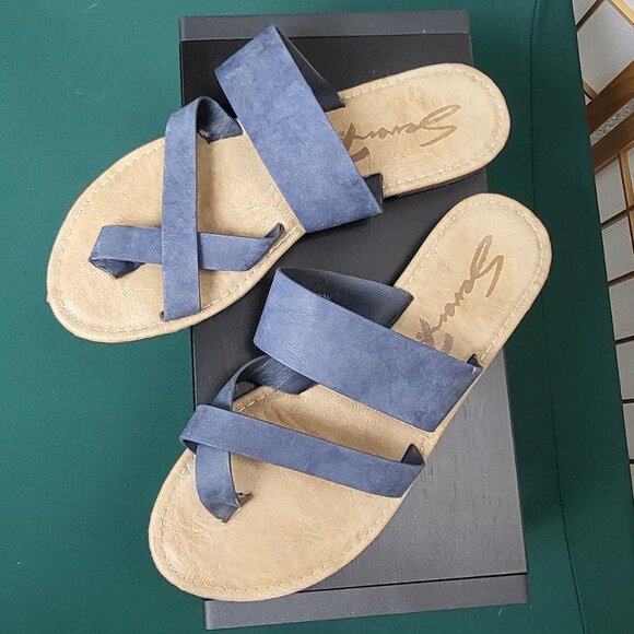 Stylish Blue Sandals for Women - Picture 1 of 7